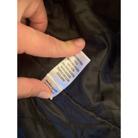 PacSun XS/S Quilted Lined Plaid Shacket Black Gray White Check Button Down Shirt - Picture 3 of 11